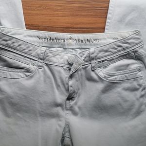 Off White Simply Vera Wang Skinny Ankle